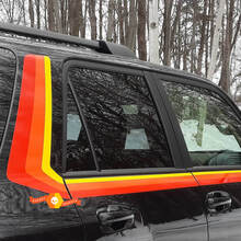 2023 Toyota 4Runner 40th-Anniversary Seitenkörperstreifen Vintage Sunset Old School-Stil
 2