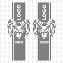 Dodge Ram 1500 Streifen Logo Grafik Aufkleber Aufkleber Bettseite Hinten LKW Vinyl Bett
_3