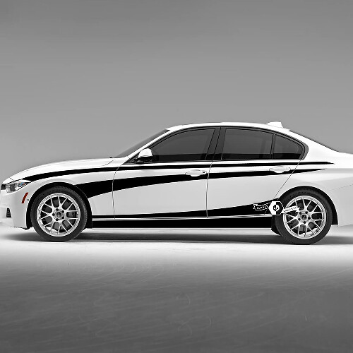 Paar BMW Türen Linien Seitenstreifen Fender Rally Motorsport Rocker Panel Vinyl Aufkleber Aufkleber F30 G20
