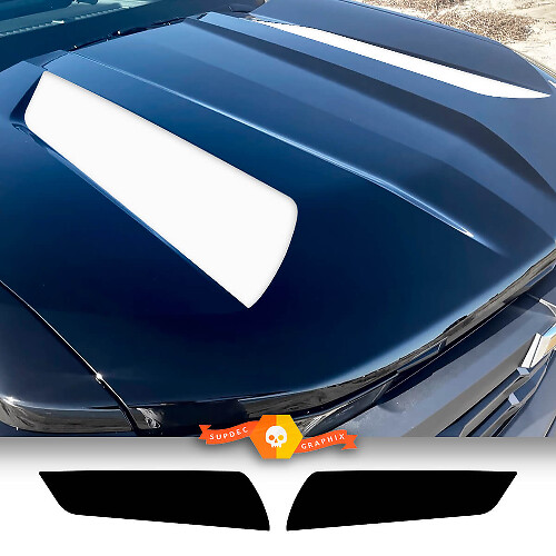 Paar Chevy Colorado Solid Background Hood Spear Vinyl Aufkleber Aufkleber
