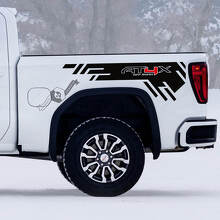AT4X Off-Road Seitenwand Vinyl-Aufkleberset für GMC Sierra 1500_2