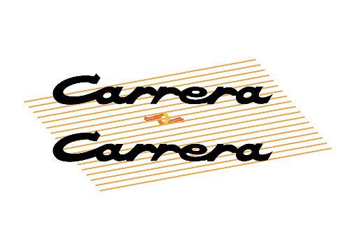 Carrera Heckaufkleber Aufkleber PORSCHE
