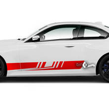 Paar BMW M2 M240 G42 F22 F87 M Performance Seitenstreifen Türen Streifen Vinyl Aufkleber Aufkleber
 2