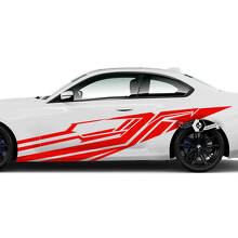 Paar BMW M2 M240 G42 F22 F87 M Performance Wrap Splash Side Fender Doors Vinyl Aufkleber Aufkleber
 2