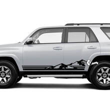 Mountain Peaks Streifen Seiten Vinyl Aufkleber für Toyota 4Runner_2