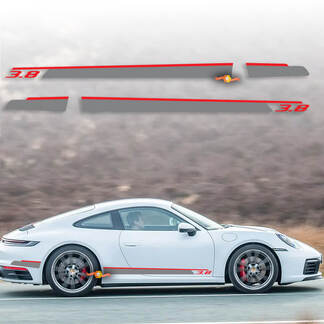 Porsche 911 – 991 RS 4.0 Seitenstreifen-Set, Aufkleber
