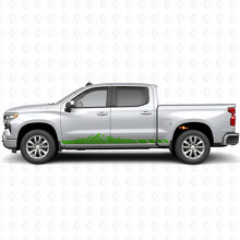 Mountain-Topographie Tür- & Schwellerstreifen aus Vinyl für Chevrolet Silverado 1500 T1XX 2019-2026_6
