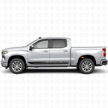 Individuelle Textrahmen Tür- & Schweller Vinyl-Streifen für Chevrolet Silverado 1500 T1XX 2019-2026_2
