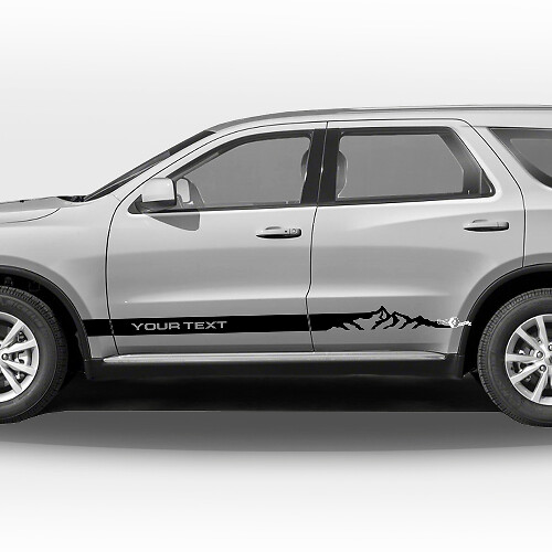 Mountain Style Seitenstreifen Vinyl Aufkleber Paar für Dodge Durango