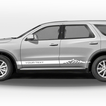Mountain Style Seitenstreifen Vinyl Aufkleber Paar für Dodge Durango_2