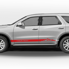 Mountain Style Seitenstreifen Vinyl Aufkleber Paar für Dodge Durango_3
