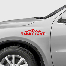 Individuelles Textgebirge Kotflügel Vinylaufkleber-Set für Dodge Durango_2