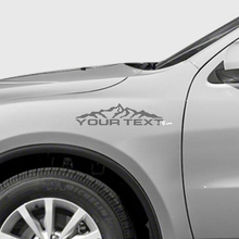 Individuelles Textgebirge Kotflügel Vinylaufkleber-Set für Dodge Durango_3