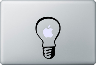 Lichtlampen-Aufkleber für MacBook Laptop
