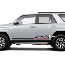 Vinyl-Zieraufkleber für die Seitentür des Toyota 4Runner | Mountain Rocker Streifen
 2