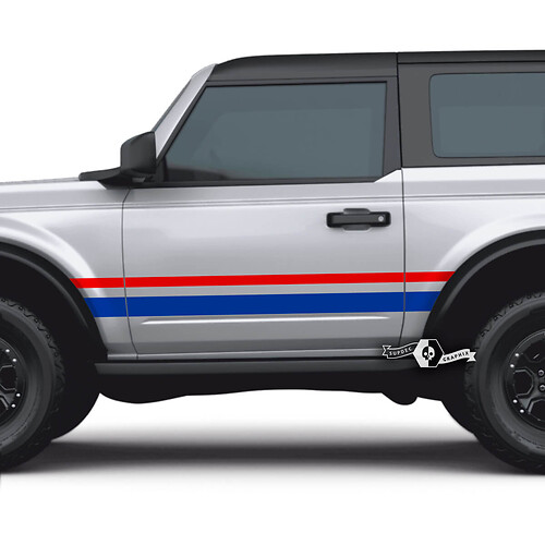 Streifen mit variabler Breite Seiten-Vinyl-Aufkleber für Musclecar Pferd