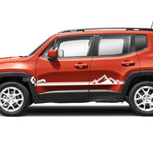 Jeep Renegade Doors Stripe Graphic Vinyl Aufkleber Aufkleber Seite 3 Farben
 2