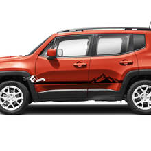 Jeep Renegade Doors Stripe Graphic Vinyl Aufkleber Aufkleber Seite 3 Farben
 4