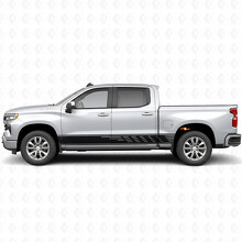 Gestufte Schlitz-Tür- und Schweller-Panel-Vinylstreifen für Chevrolet Silverado 1500 T1XX 2019-2026_2
