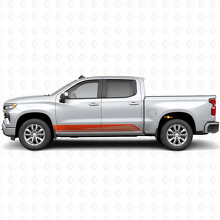Parallele Konturen-Tür- und Schweller-Vinylstreifen für Chevrolet Silverado 1500 T1XX 2019-2026_4