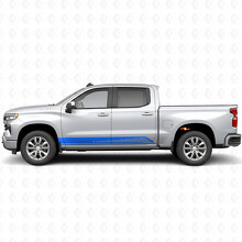 Parallele Konturen-Tür- und Schweller-Vinylstreifen für Chevrolet Silverado 1500 T1XX 2019-2026_5