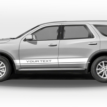 Zwillingszstreifen Vinylaufkleber-Set für Dodge Durango_2