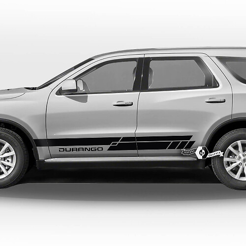Paar Dodge Durango Side Doors Rocker Panel Trim Stripes Decal Vinyl Sticker
