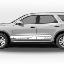 Vinyl-Aufkleber-Set mit zwei Seitenstreifen für Dodge Durango_2
