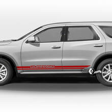 Paar Dodge Durango Seitentüren Rocker Panel Trim Logo Streifen Aufkleber Vinyl Aufkleber
 2