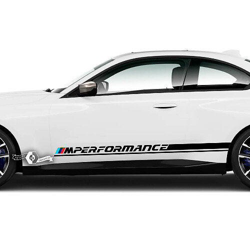 Paar BMW M2 M240 G42 F22 F87 M Performance Side Line Stripe Doors Stripe Vinyl Aufkleber Aufkleber
