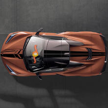 Rennstreifen Vollflächiger Seiten-Vinylaufkleber für Chevrolet Corvette C8_2