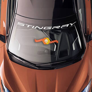 Windschutzscheibe Stingray Chevrolet C8 Corvette Stingray Z06 C8R Vinyl-Streifen-Aufkleber
