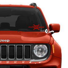 Windschutzscheibenfenster Jeep Renegade Grafik-Vinyl-Aufkleber
 2