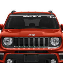 Jeep Renegade Vinyl-Aufkleber für Windschutzscheibe, Fenster, grafisches Logo, Linien, Kompass
 2