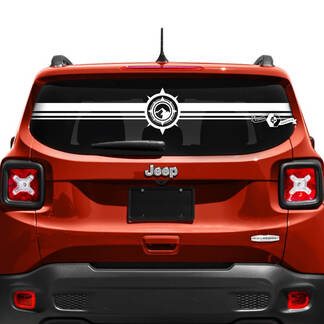 Jeep Renegade Tailgate Window Compass Logo Vinyl Aufkleber Aufkleber
