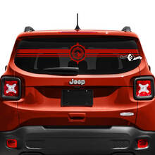 Jeep Renegade Tailgate Window Compass Logo Vinyl Aufkleber Aufkleber
 2