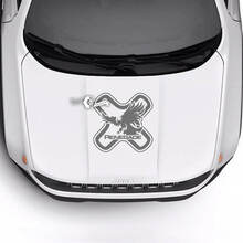 Jeep Renegade Trailhawk Sport Hood Logo Weißkopfseeadler Vinyl Aufkleber Aufkleber
 2
