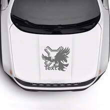 Benutzerdefinierter Aufkleber Haube Weißkopfseeadler Vinyl-Decal 3 für Jeep Renegade 2