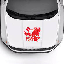 Benutzerdefinierter Aufkleber Haube Weißkopfseeadler Vinyl-Decal 3 für Jeep Renegade 3