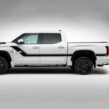 Paar Toyota Tundra TRD Retro Vintage Doors Bed Stripe Kit Vinyl Aufkleber Aufkleber
 2