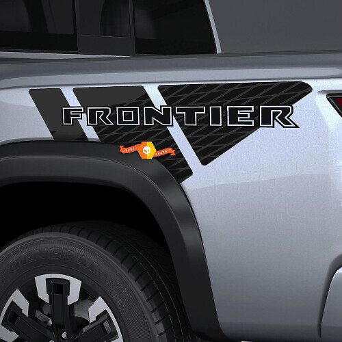 Frontier Schriftzug Heckkotflügel Vinyl-Aufkleber für Nissan Frontier