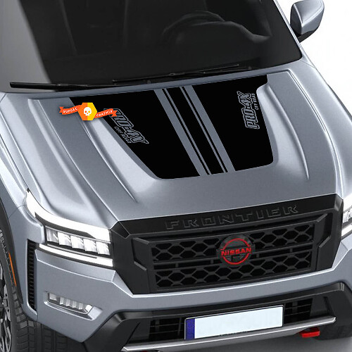 PRO-4X Stil Hauben-Streifen Vinylaufkleber für Nissan Frontier