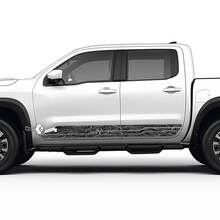 2 Nissan Aufkleber Rocker Panel Side Topographic Map Nissan Frontier Stripe Vinyl Sticker Kit 2 Farben
 3