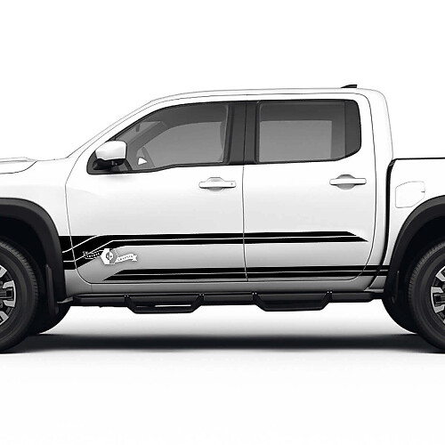 Kotflügelverkleidungs-Türstreifen Vinyl-Aufkleber Set für Nissan Frontier