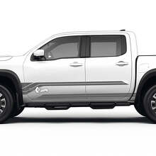 Kotflügelverkleidungs-Türstreifen Vinyl-Aufkleber Set für Nissan Frontier_2