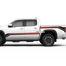 2 Nissan Aufkleber Rocker Panel Bed Rear Fender Gradient Side Nissan Frontier Stripe Vinyl Aufkleber Kit 2 Farben
 2