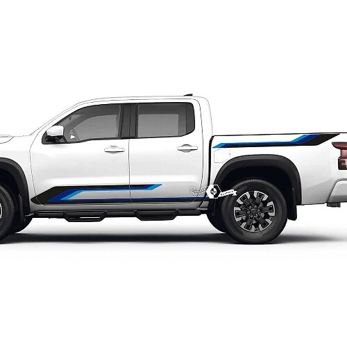 Doppelseitiger Streifen-Vinyl-Aufkleber-Kit für Nissan Frontier
