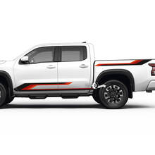 2 Nissan Aufkleber Rocker Panel Bed Rear Fender Side Nissan Frontier Stripe Vinyl Aufkleber Kit 3 Farben
 2