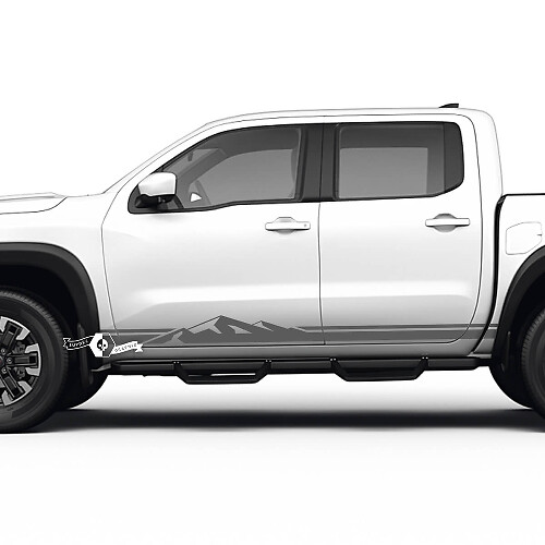Mountain Style Seitenstreifen Vinyl-Aufkleber-Set für Nissan Frontier