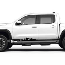 2 Nissan Aufkleber Türen Berge Nissan Frontier Streifen Vinyl Aufkleber
 3